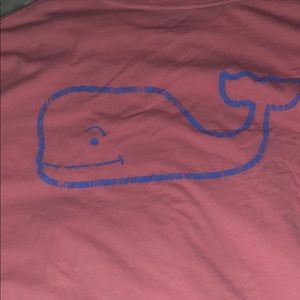 Long Sleeve Pink Vineyard Vines Tee